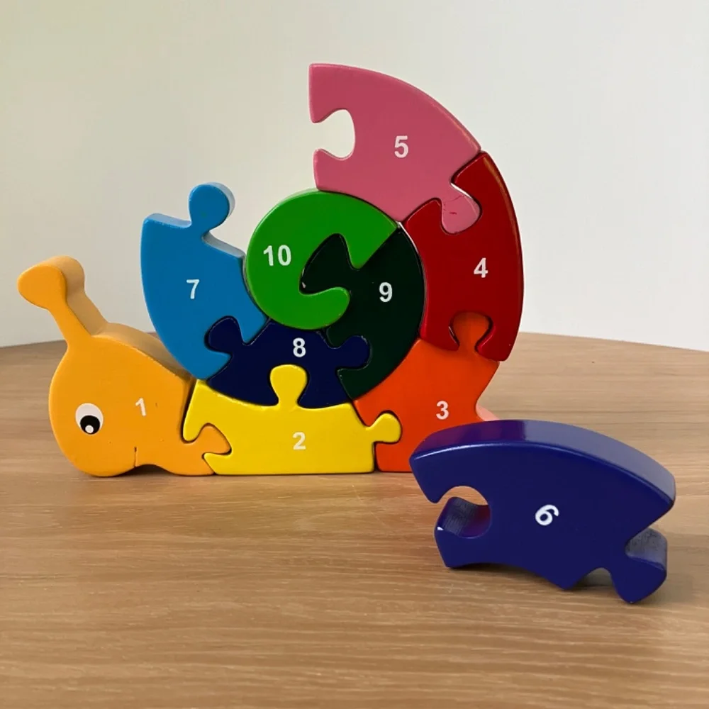Wooden Snail Puzzle